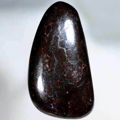 SOLID BOULDER OPAL HUGE Sparkling red, green and gold amongst patterned boulder opal SEE VIDEO
